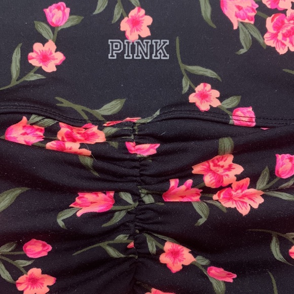 PINK Sport Ditsy Floral Two Piece Criss Cross Bikini Swimsuit Shorts Small - Picture 10 of 12